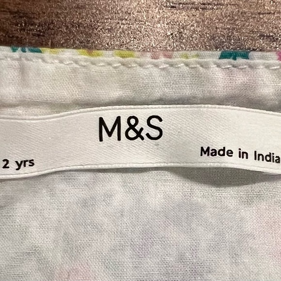 Marks & Spencer 11-12 year multicolor floral dress, worn once, EUC. - Picture 3 of 4